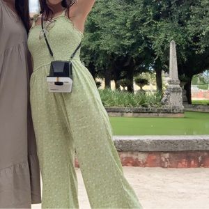 Green Hollister Romper